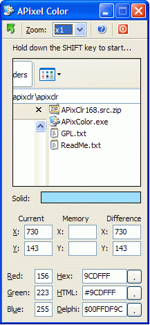 APixColor screenshot